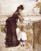 Berthe Morisot Balcony Spain oil painting artist